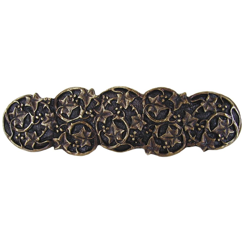 Notting Hill NHP-605-AB Ivy with Berries Pull Antique Brass